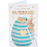 Boofle Easter Card for Husband - Cute Design