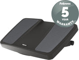 Fellowes Professional Series Ultra Ergonomic Under Desk Foot Rest – Adjustable Height & Massage Surface – Black