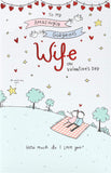 Wife Valentines Day Card With Envelope - Sweet Design