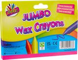12 Jumbo Wax Crayons | Chunky Crayons for Toddlers, Kids & Early Learning