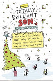 Son Christmas Card, Christmas Card for Son, Pop-up Christmas Card, Christmas Card for Him, Son Xmas Card