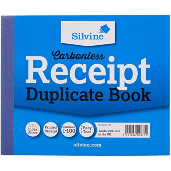 Carbonless Duplicate Receipt Book 4"x5" (102 x 127mm)