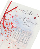 Romantic Design Wife Valentines Day Card