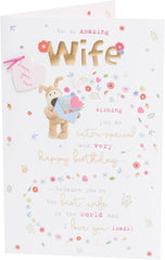 Boofle Birthday Card for Wife - Cute Design