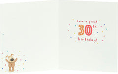 Boofle 30th Birthday Card