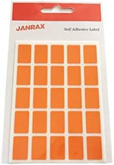 Orange 12 x 18 mm Labels