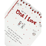One I Love Valentine's Day Card, Valentine's Day Card to The One I Love, Cute Valentine's Card for Him or Her, Romantic Valentine's Day Card