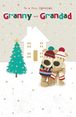 Boofle to A Very Special Granny & Grandad Snow Snuggles Christmas Greeting Card 771262