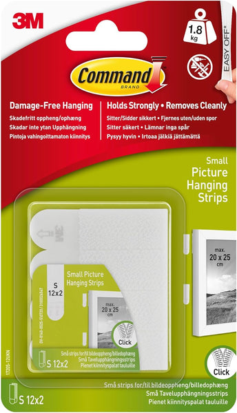Command Small Picture Hanging Strips
