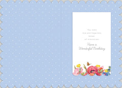 Floral Birthday Card for Grandma – Beautiful Heartfelt  Design