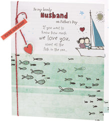 UK Greetings Father's Day Card for Husband - Sweet Design
