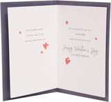 UK Greetings Valentine's Day Card For The One I Love - Stunning Red Heart Design