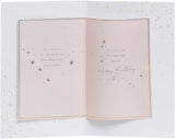 Sister Traditional Design with Sentimental Message Birthday Card