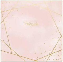 Atlona Tallon Rose Gold Foil Photographs 6x4 Photo Album Memo Slip in Holds 200 Photos, Multicolor, 7545