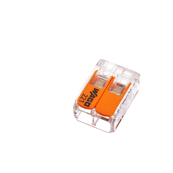 Wago 20A Compact 2 Way Connector 4mm Terminal Block Single