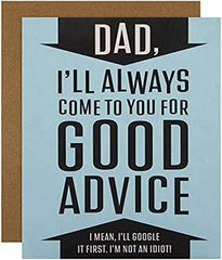 Hallmark Dad Good Advice Fathers Day Card