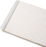 Rhino 8 x 5" Recycled 80 Leaf 8mm Lined Reporter's Shorthand Notebook Single