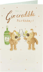 Boofle Gin-credible Birthday Card