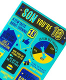 Son 18th Birthday Card - 18th Birthday Card Male - Funny 18th Birthday Card