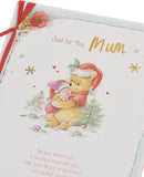 Disney Winnie The Pooh & Piglet Mum Christmas Card