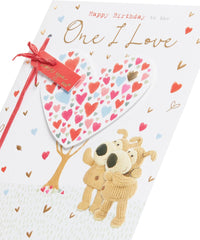 Boofle Birthday Card for The One I Love - Cute Design