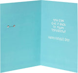 Funny Chimp Badge Father's Day Card