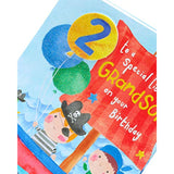 Cute Pirate Design Grandson 2nd Birthday Card