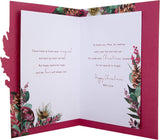 Hallmark Boxed Christmas Card for Mum - Traditional Wreath and Verse Design