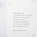 Hallmark Birthday Card - 3D Design with Hanging Star Attachment