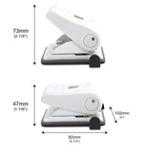Rapesco ECO Medium 2-Hole Punch, 22 Sheets - Soft White