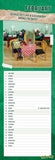 Violent Veg Slim Calendar 2025