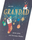 UK Greetings Christmas Card for Grandad - Christmas Wishes Design