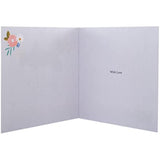 Flowers And Star Design Sister Birthday Card
