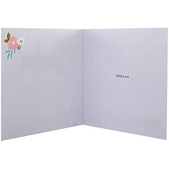 Flowers And Star Design Sister Birthday Card