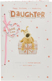 Boofle Birthday Card For Daughter With Envelope - Cute Design Sending Big Present