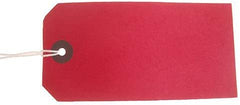 120 X 60mm Red Strung Tags (Pack of 1000)