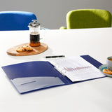 Rapesco Germ-Savvy® Antibacterial: A4 (2-Ring) PP Ring Binder, 35mm Spine – Blue (1 Unit = 4 Binders)