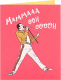 Freddie Mercury Design Mother's Day Card