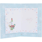 Boofles Sleigh Son & Girlfriend Christmas Card