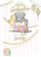 Bday Godmother Bear Opening Gift