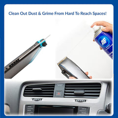 AF Professional Non Flammable Spray duster / Air Duster Compressed Gas Can Spray � For Office PC Cleaning / Keyboard Dust Cleaner / Industrial electronics / Fans etc. Non-Invertible - 342ml, SDU400D