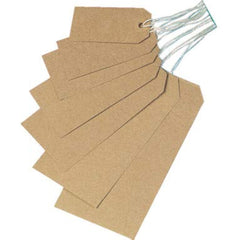82 x 41mm Brown Strung Tags (Pack of 1500)