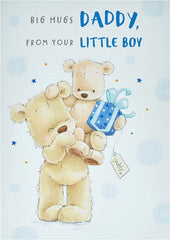 Blue Bear Daddy From Son Father's Day Card