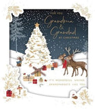 Christmas Scene-Grandma & Grandad Christmas Card