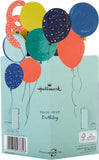 3D Birthday Card for Brother – Colourful Balloons & Bunting Design