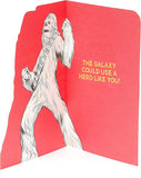 Star Wars 5th Birthday Card Chewbacca