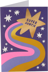 Super Auntie Birthday Card