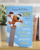 Funny Birthday Card for Son