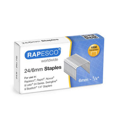 24/6mm Galvanised Staples Box of 1000