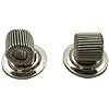 6 x Self Adhesive Metal Pen Holder Silver